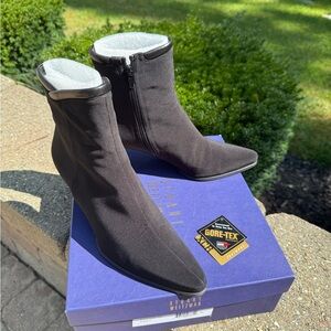 Stuart Weitzman Black Stretch Boots “Eleganza”